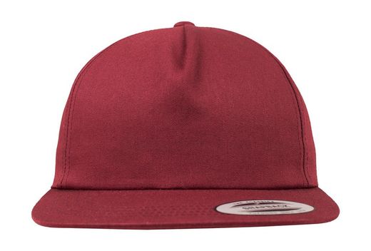 Gorra de 5 paneles con cierre a presión