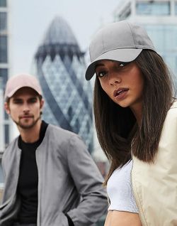 Gorra de 6 paneles (tacto gamuza)