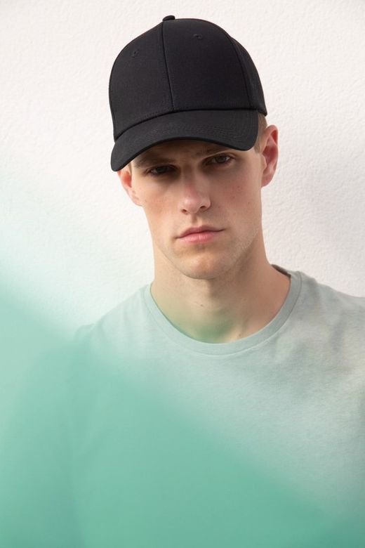 Cappellino in cotone riciclato - 6 pannelli