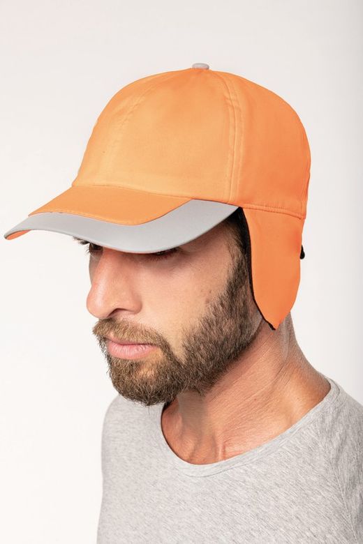 FLUORESCENT WINTER CAP 6 PANELS