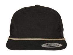 Gorra de jockey con trenza de colores