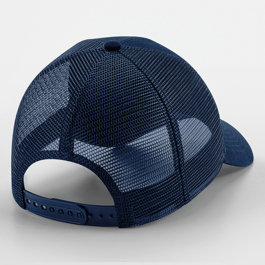 Cappellino in rete con parte posteriore regolabile e patch staccabile