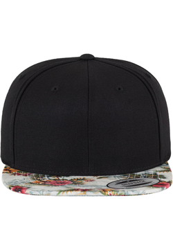 Casquette floral snapback