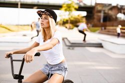 Casquette floral snapback