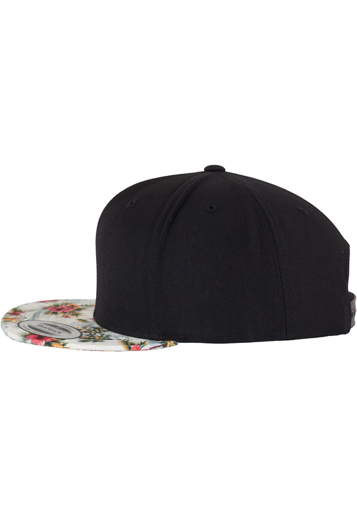 Casquette floral snapback