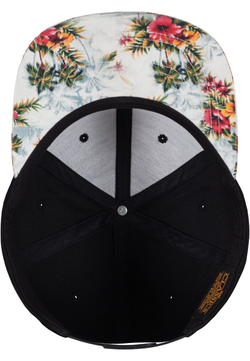 Casquette floral snapback