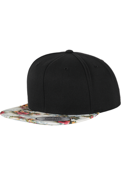 Casquette floral snapback