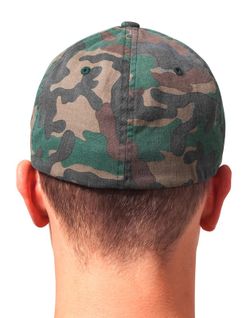 Gorra lavada Flexfit de camuflaje
