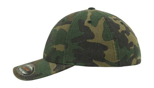Gorra lavada Flexfit de camuflaje