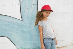 GORRA PARA NIÑO CON SÁNDWICH CONTRASTADO - 5 PANELES