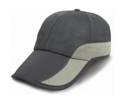 Gorra rejilla con bolsillo bajo visera
