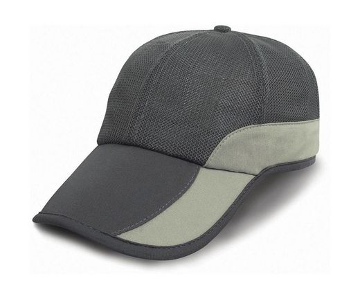 Gorra rejilla con bolsillo bajo visera