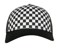 Gorra retro tablero de ajedrez