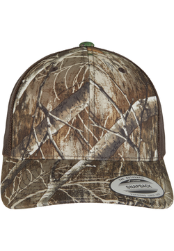 Retro Trucker Cap Camouflage Baum