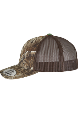 Retro Trucker Cap Camouflage Baum