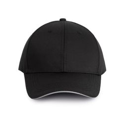 6-Panel-Cap mit Kontrast-Sandwichschirm