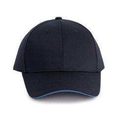 6-Panel-Cap mit Kontrast-Sandwichschirm