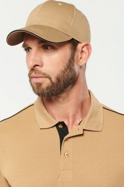 6-Panel-Cap mit Kontrast-Sandwichschirm