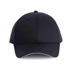6-Panel-Cap mit Kontrast-Sandwichschirm