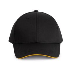 6-Panel-Cap mit Kontrast-Sandwichschirm