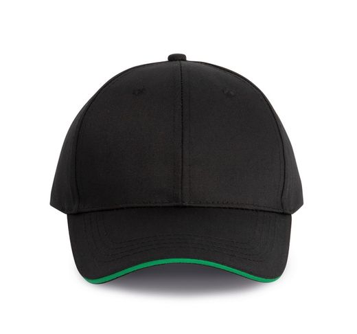 6-Panel-Cap mit Kontrast-Sandwichschirm