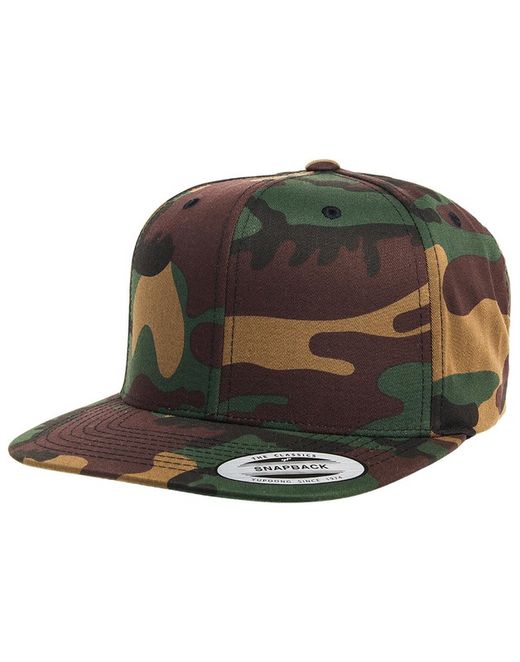 Camouflage Snapblack Cap