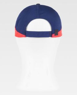 Gorra 80% Poliester Marino+Marino Oscuro+Rojo