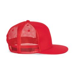 TRUCKER CAP 6 PANELS FLAT VISOR