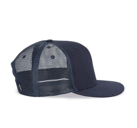 TRUCKER CAP 6 PANELS FLAT VISOR