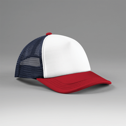 Cappellino trucker a 5 pannelli multicolore