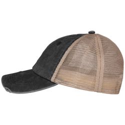 Umweltfreundliche Unisex Trucker-Cap im zerrissenen Look