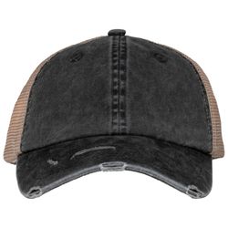 Umweltfreundliche Unisex Trucker-Cap im zerrissenen Look