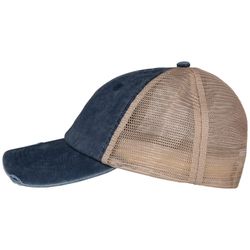 Umweltfreundliche Unisex Trucker-Cap im zerrissenen Look