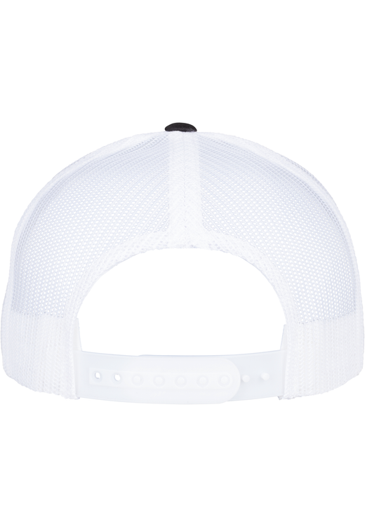 Boné trucker retro bicolor