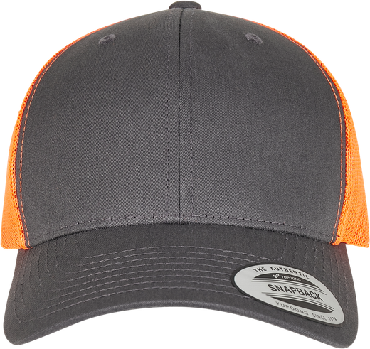 Casquette retro trucker bicolore