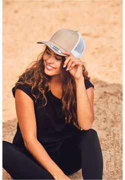 Casquette retro trucker bicolore