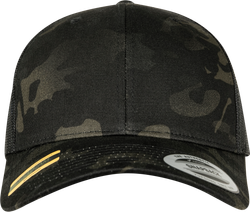 Casquette retro trucker multicam