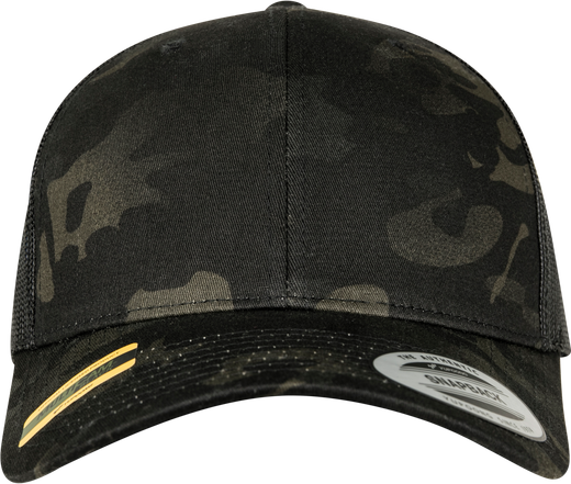 Casquette retro trucker multicam