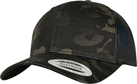 Casquette retro trucker multicam