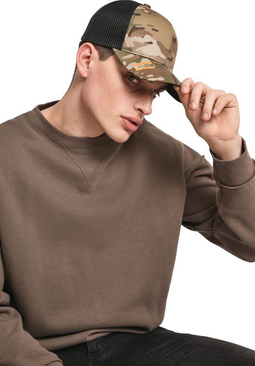 Casquette retro trucker multicam