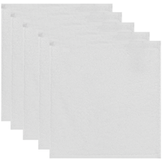 Gästehandtuch 30 x 30 cm  Set von 5 Handtüchern