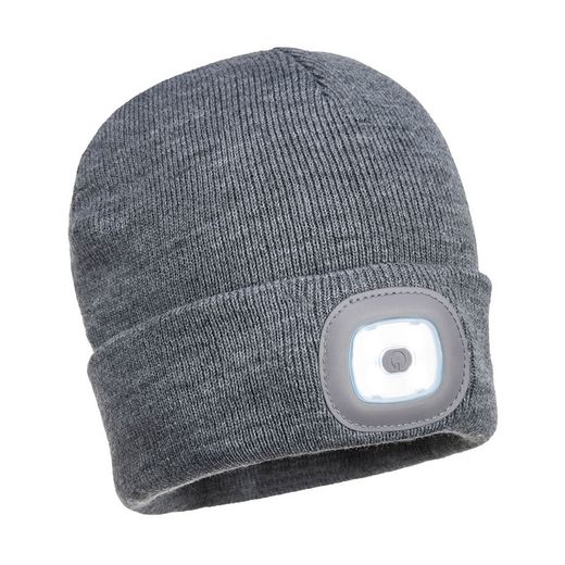 BEANIE MIT USB WIEDERAUFLADBAREN LED LEUCHTEN
