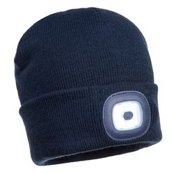 BEANIE MIT USB WIEDERAUFLADBAREN LED LEUCHTEN
