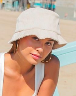 Gorro Bucket de pana
