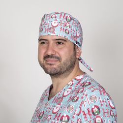 Gorro Cirujano Goma Navidad Santas
