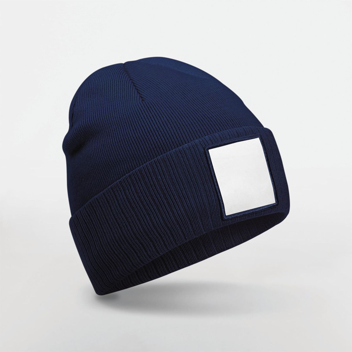Gorro con parche tipo aplique Ash/White-One Size
