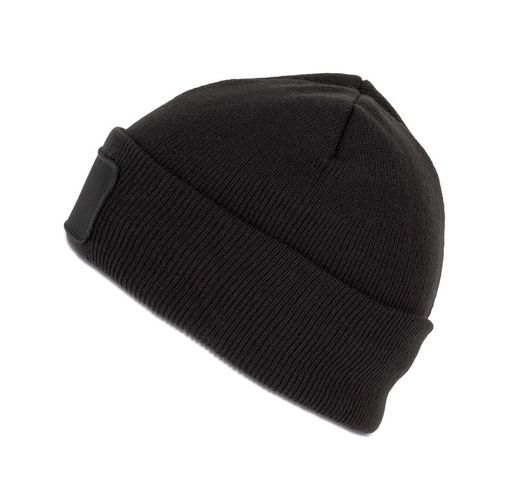 Gorro com patch e forro Thinsulate