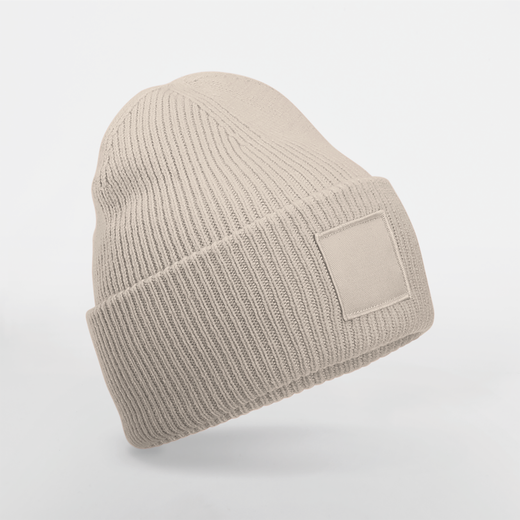 Mütze mit breiter Krempe und Ton-in-Ton-Patch