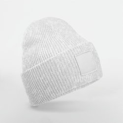 Mütze mit breiter Krempe und Ton-in-Ton-Patch