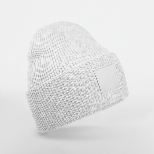 Mütze mit breiter Krempe und Ton-in-Ton-Patch